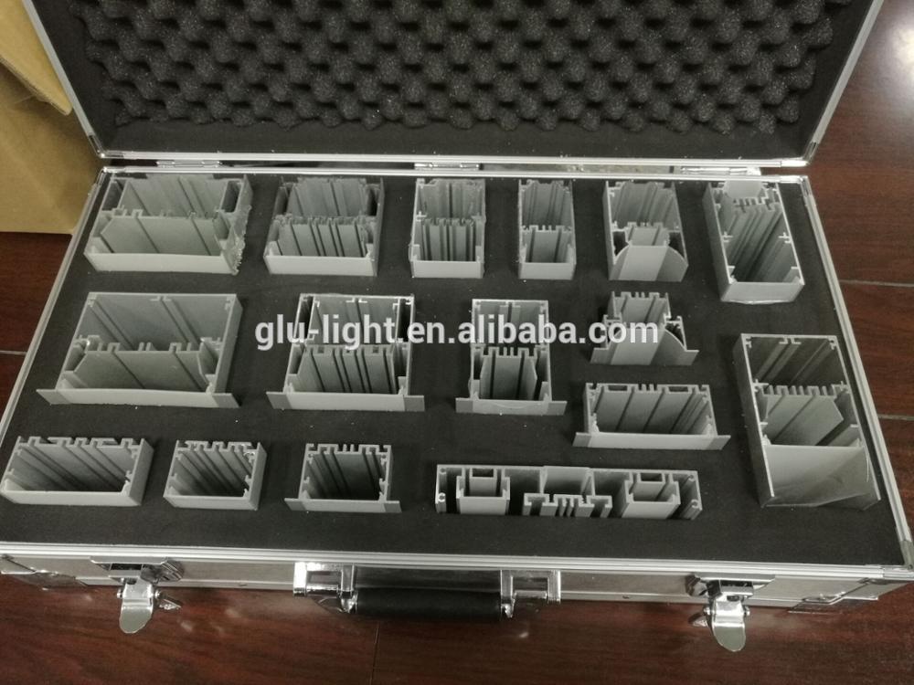 product-591-443 Extruded linear LED Alumiunm Profile With round PC Cover for led tape