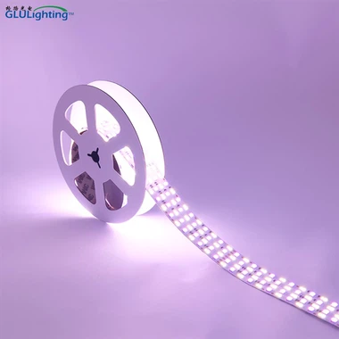 Светодиодная лента DC48V Ra95 Chroma RGBACCT, 4 ряда, 576LED